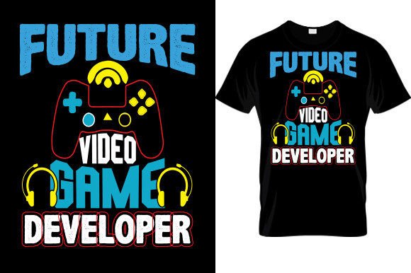 Future Video Game Graphics & T-Shirt Designs