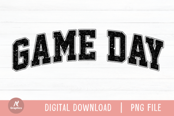 Game Day Retro Varsity PNG Graphics & T-Shirt Designs