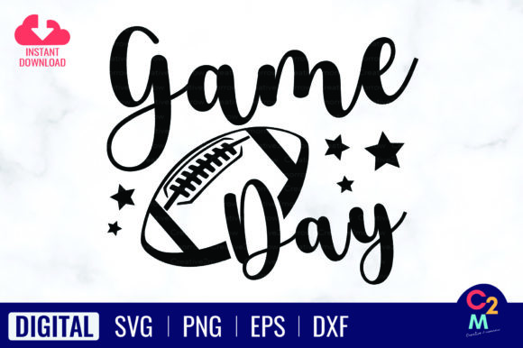 Game Day SVG Football Graphics & T-Shirt Designs