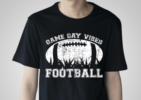 Game Day Vibes Football Graphics & T-Shirt Designs