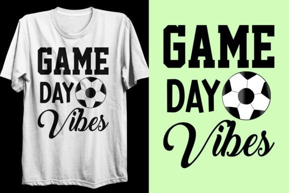 Game Day Vibes Football Graphics & T-Shirt Designs