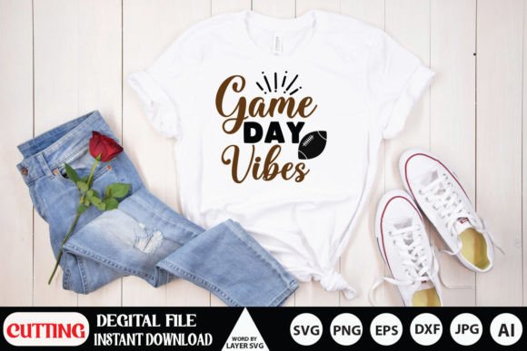 Game Day Vibes Graphics for T-Shirt Designs