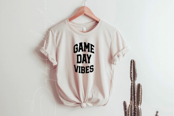 Game Day Vibes Svg: Retro Football Graphics & T-Shirt Designs