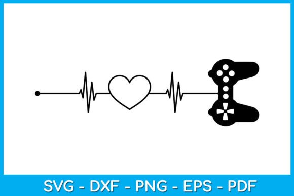 Video Gamer Heartbeat SVG Tee Graphics Review